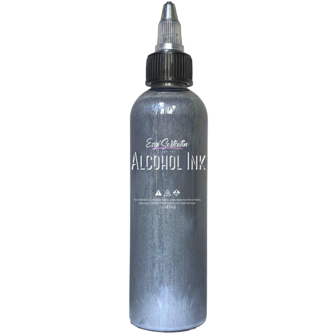 Premium Alcohol Ink | Metallic and Vibrant | High Saturated Unique Colors | For Tumblers, Coasters, Resin Dye, Alcohol Ink Paper, Yupo, Resin Petri Dish | 4 oz by volume | by Ezgi Sertcetin